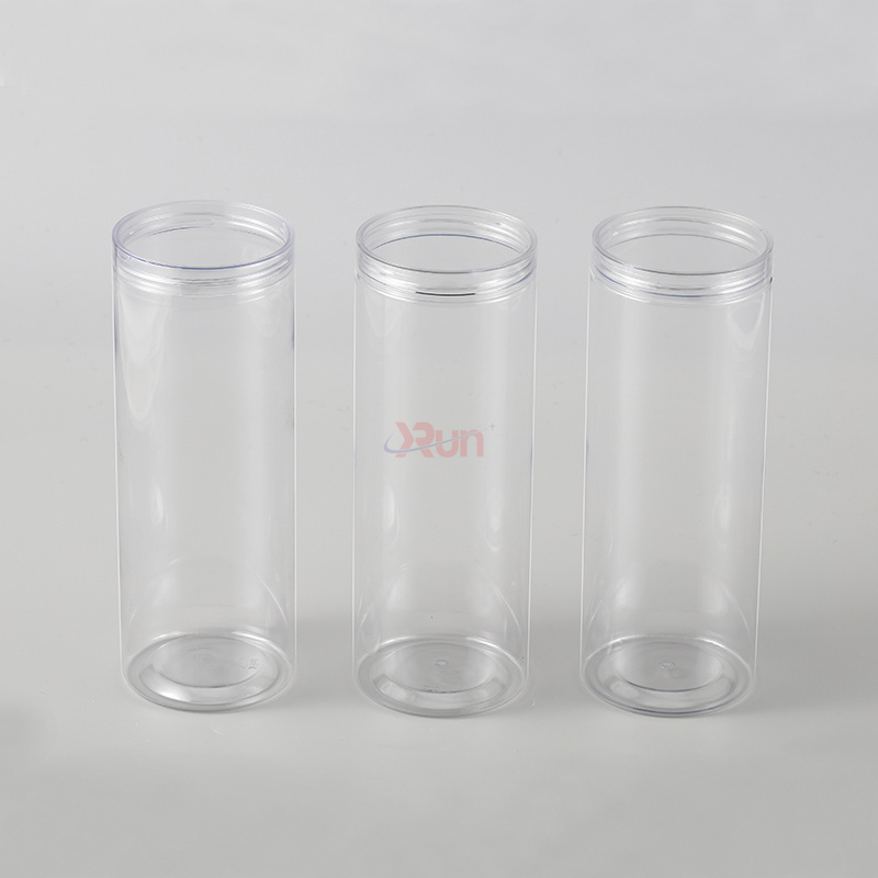 We offer label printing on plastic jars to customize our clear plastic food jars for snack packaging Tubes and any container with lid.